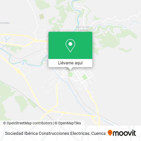 Mapa Sociedad Ibérica Construcciones Electricas
