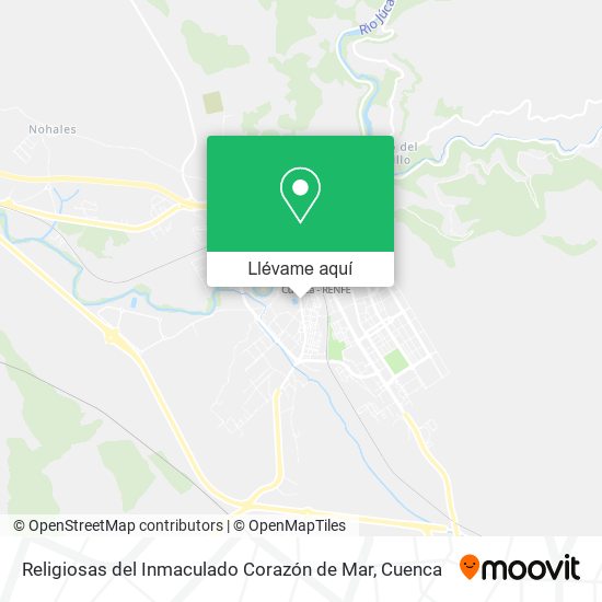 Mapa Religiosas del Inmaculado Corazón de Mar