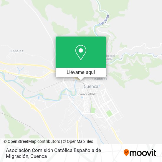 Mapa Asociación Comisión Católica Española de Migración
