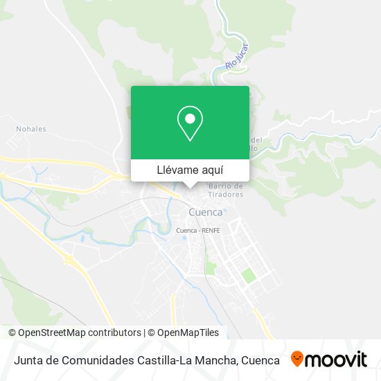 Mapa Junta de Comunidades Castilla-La Mancha