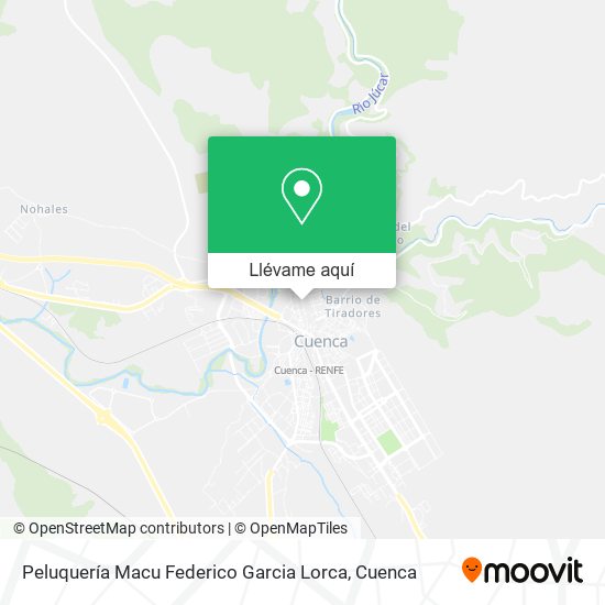 Mapa Peluquería Macu Federico Garcia Lorca