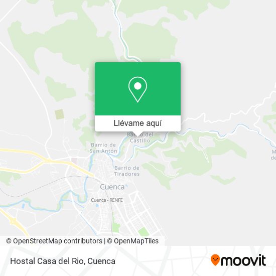 Mapa Hostal Casa del Rio