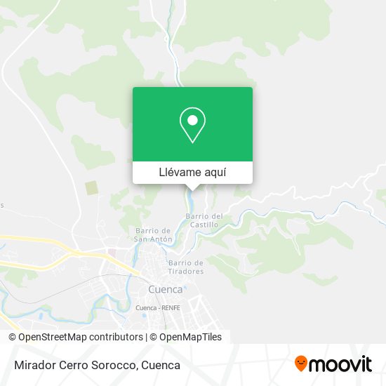 Mapa Mirador Cerro Sorocco