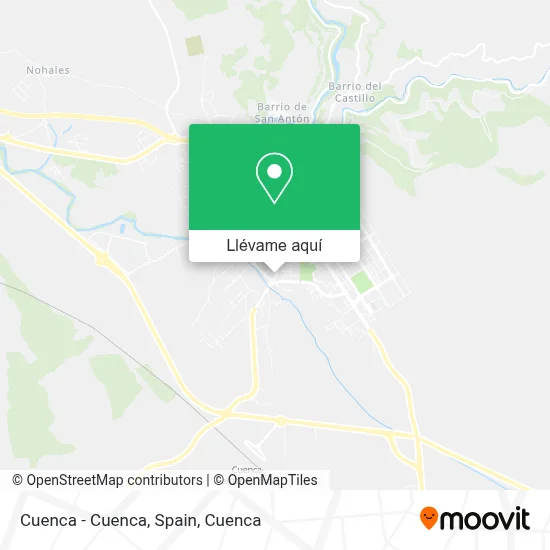 Mapa Cuenca - Cuenca, Spain