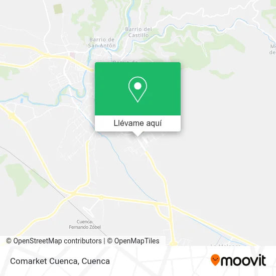 Mapa Comarket Cuenca