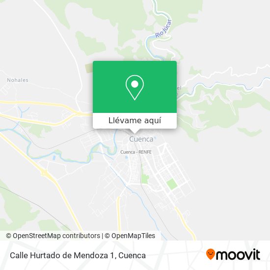 Mapa Calle Hurtado de Mendoza 1