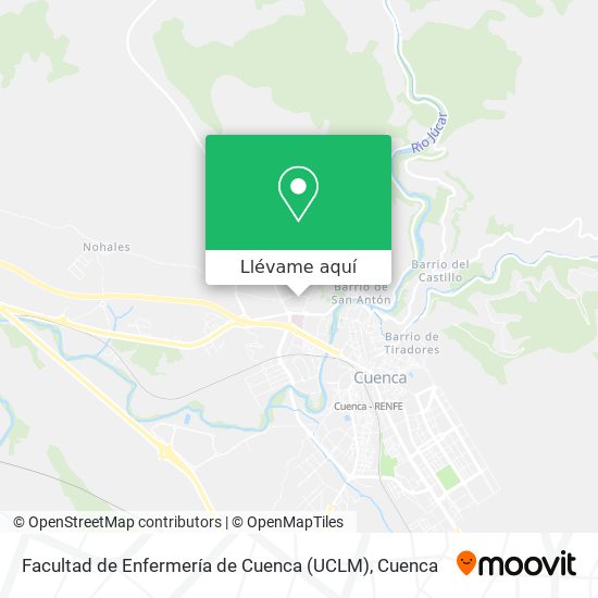 Mapa Facultad de Enfermería de Cuenca (UCLM)