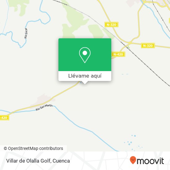 Mapa Villar de Olalla Golf