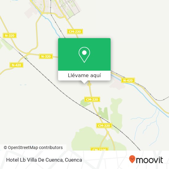 Mapa Hotel Lb Villa De Cuenca