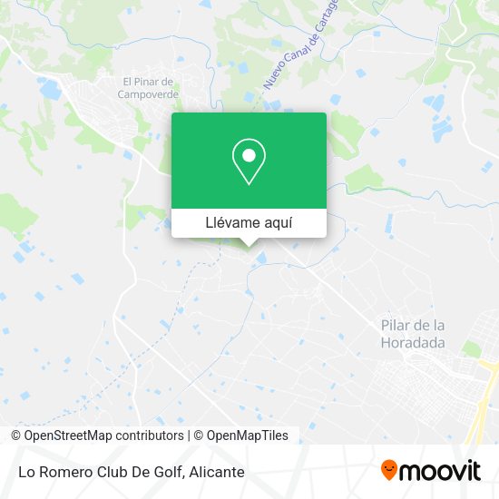 Mapa Lo Romero Club De Golf