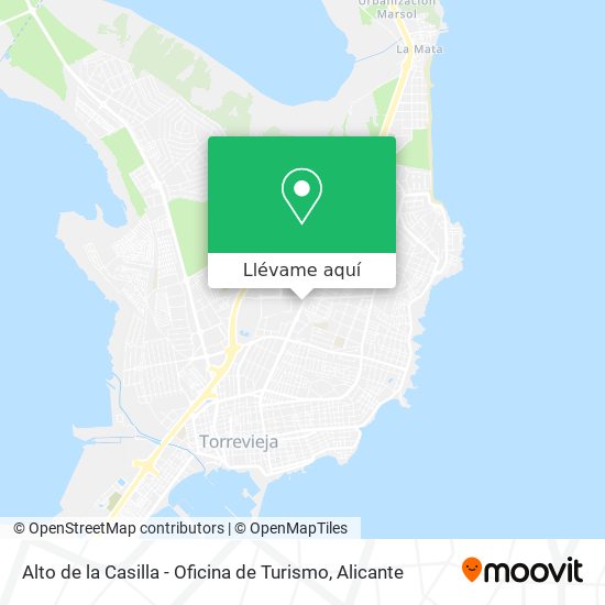 Mapa Alto de la Casilla - Oficina de Turismo