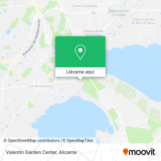 Mapa Valentín Garden Center