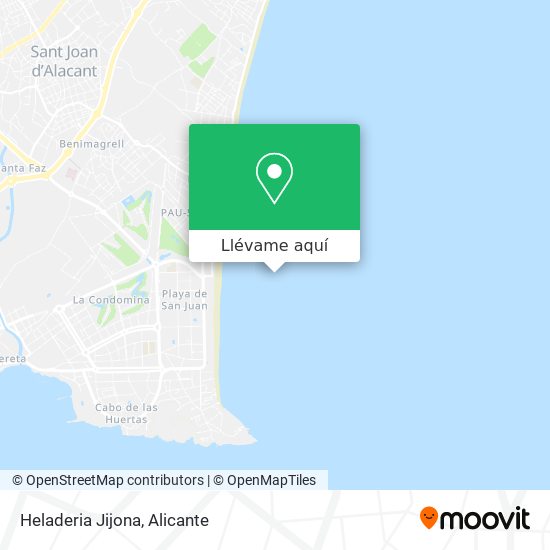 Mapa Heladeria Jijona