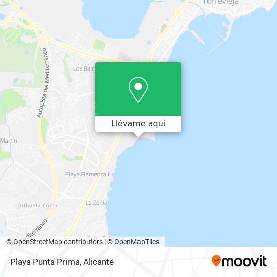 Mapa Playa Punta Prima