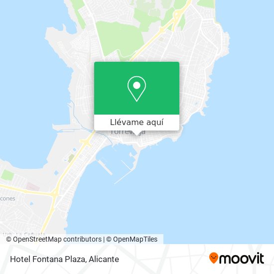 Mapa Hotel Fontana Plaza