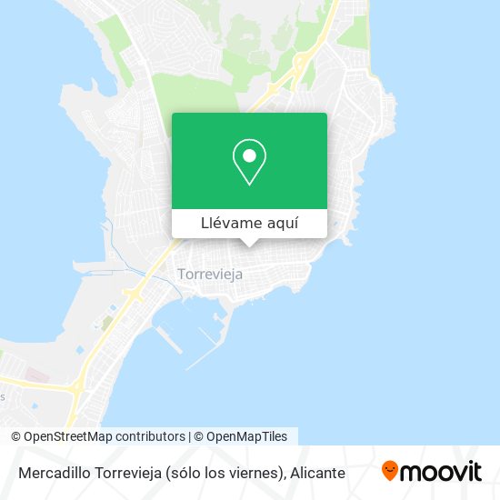 Mapa Mercadillo Torrevieja (sólo los viernes)