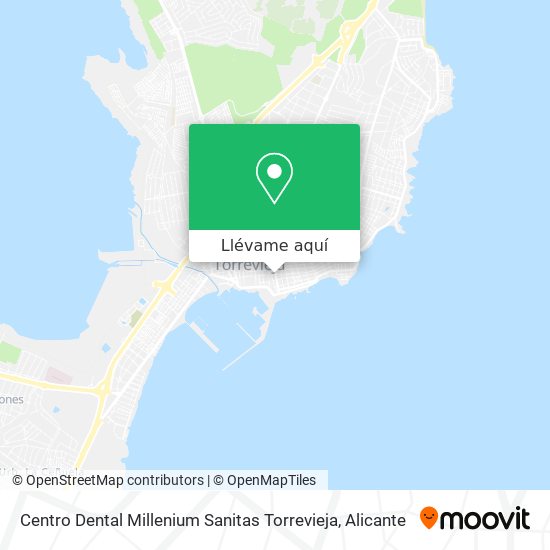 Mapa Centro Dental Millenium Sanitas Torrevieja