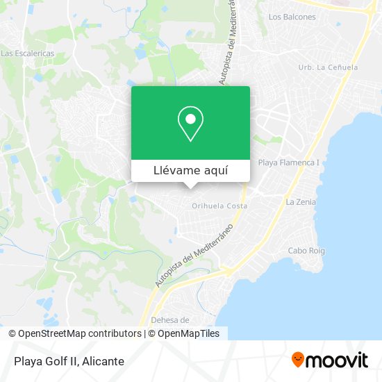 Mapa Playa Golf II