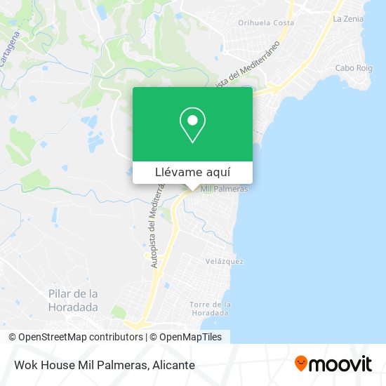 Mapa Wok House Mil Palmeras
