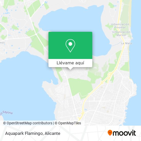 Mapa Aquapark Flamingo