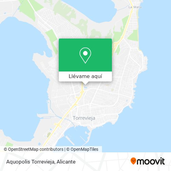 Mapa Aquopolis Torrevieja