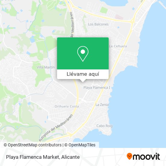 Mapa Playa Flamenca Market