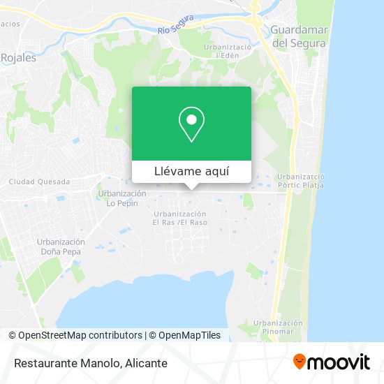 Mapa Restaurante Manolo