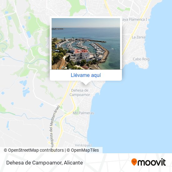 Mapa Dehesa de Campoamor