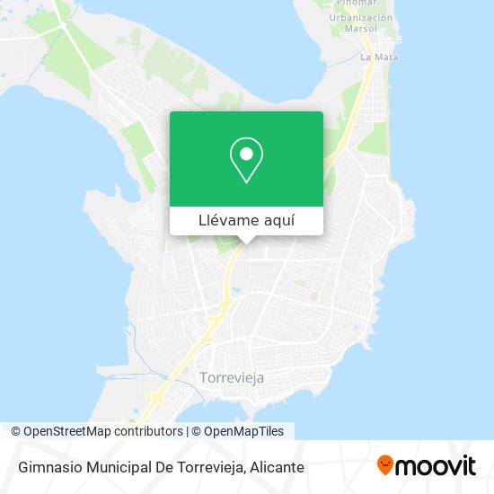 Mapa Gimnasio Municipal De Torrevieja