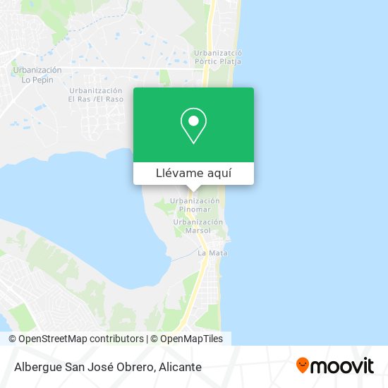 Mapa Albergue San José Obrero