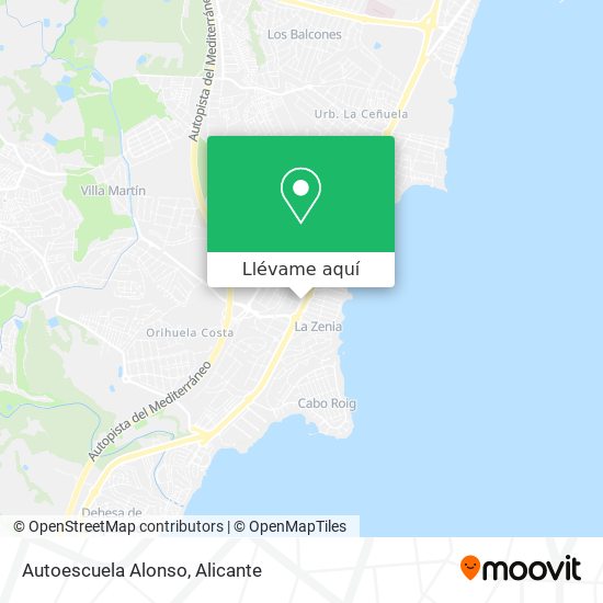 Mapa Autoescuela Alonso