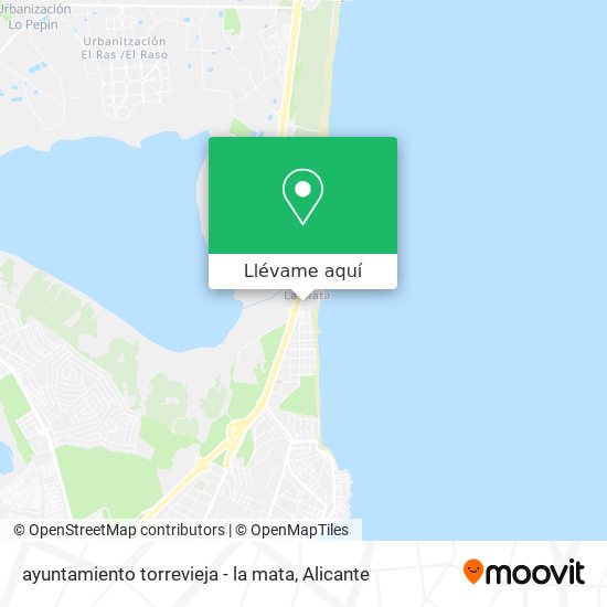 Mapa ayuntamiento torrevieja - la mata