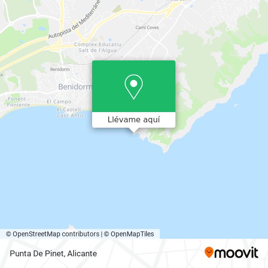 Mapa Punta De Pinet