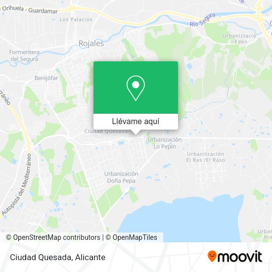 Mapa Ciudad Quesada