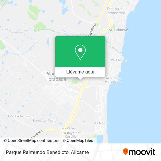 Mapa Parque Raimundo Benedicto