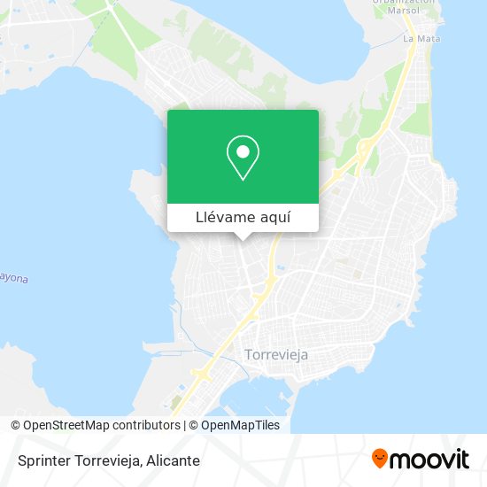 Mapa Sprinter Torrevieja