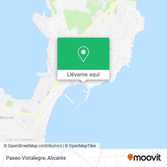 Mapa Paseo Vistalegre