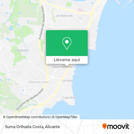 Mapa Suma Orihuela Costa