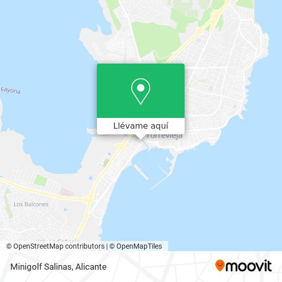 Mapa Minigolf Salinas