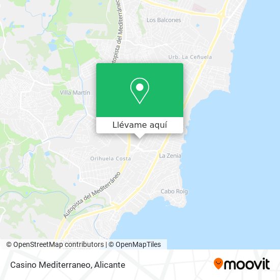 Mapa Casino Mediterraneo