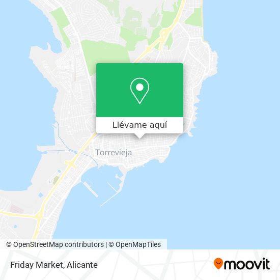 Mapa Friday Market