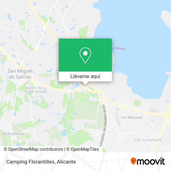Mapa Camping Florantilles
