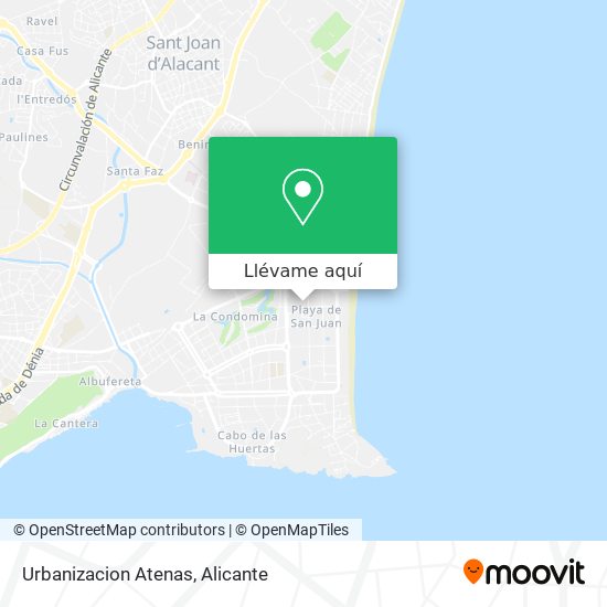 Mapa Urbanizacion Atenas