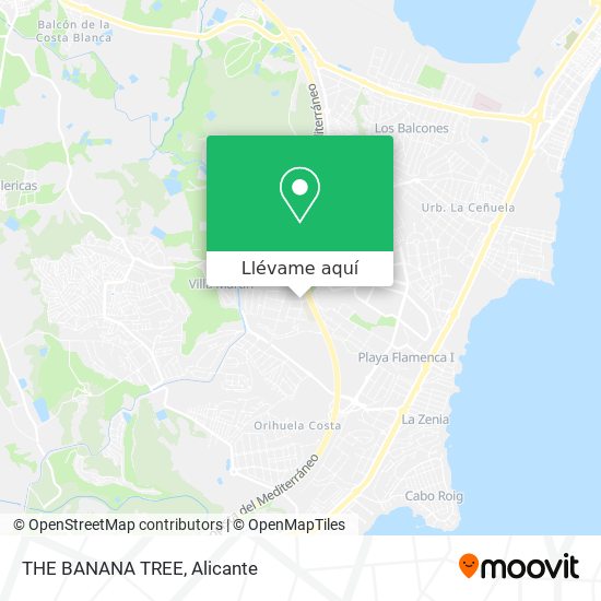 Mapa THE BANANA TREE