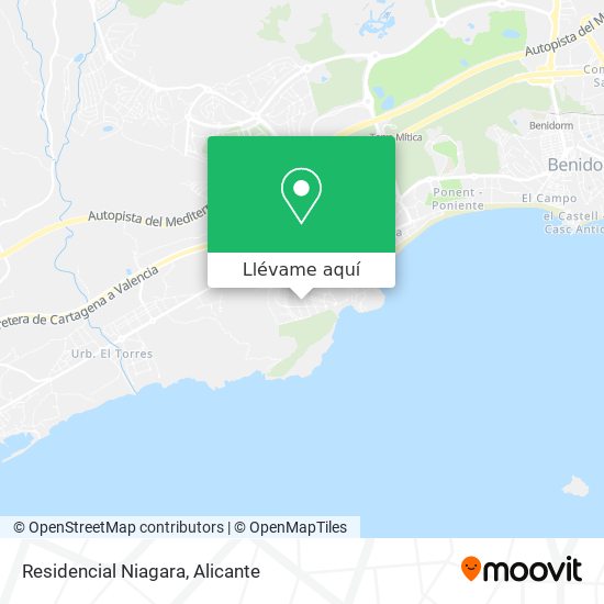 Mapa Residencial Niagara