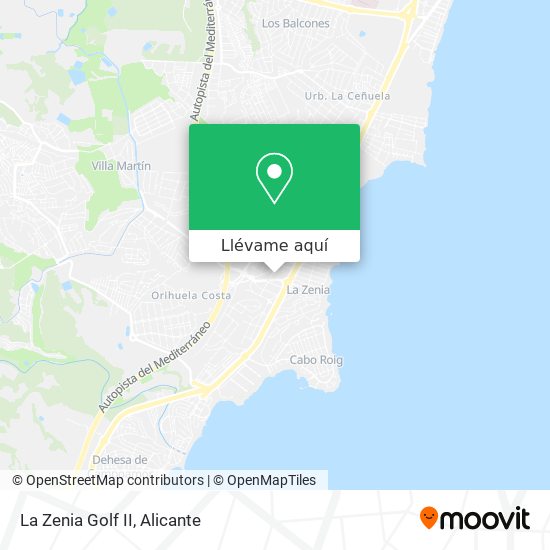 Mapa La Zenia Golf II