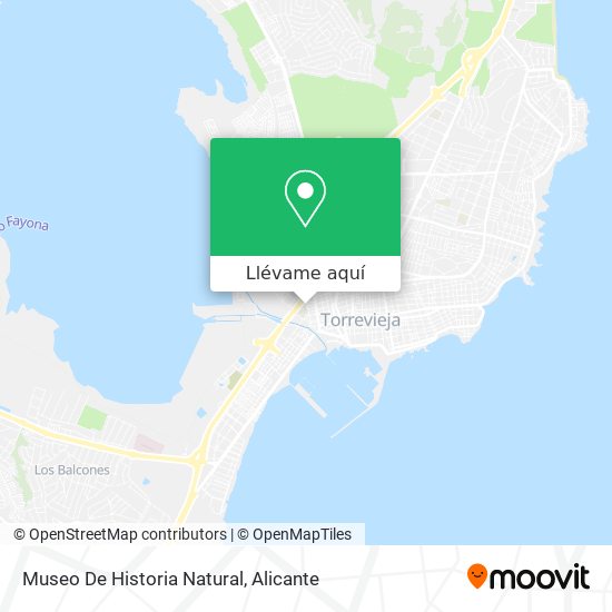 Mapa Museo De Historia Natural