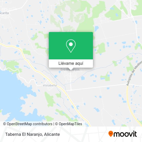 Mapa Taberna El Naranjo