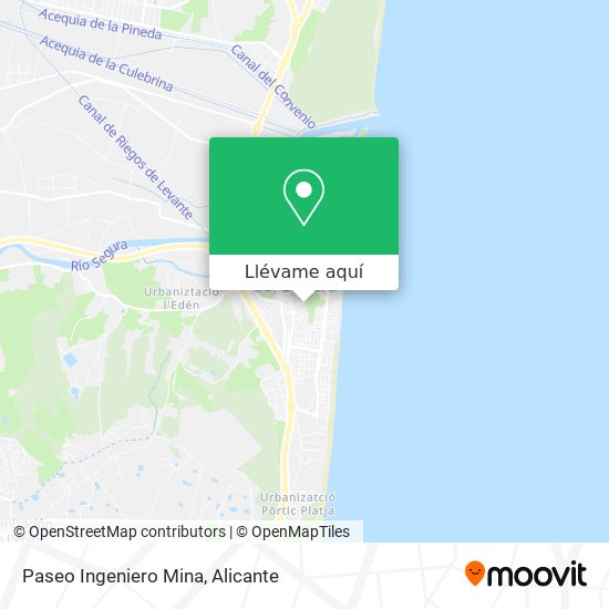 Mapa Paseo Ingeniero Mina