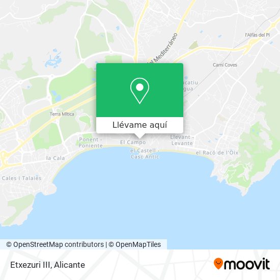 Mapa Etxezuri III